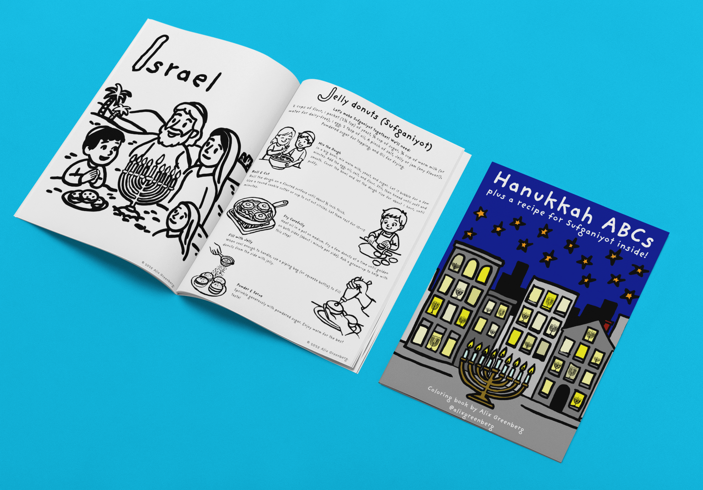 A Hanukkah Coloring Book